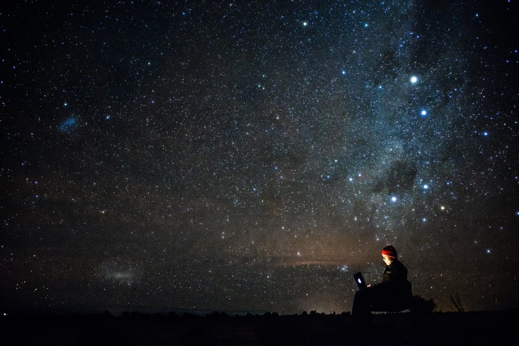 Clear skies over the Atacama Desert in Chile