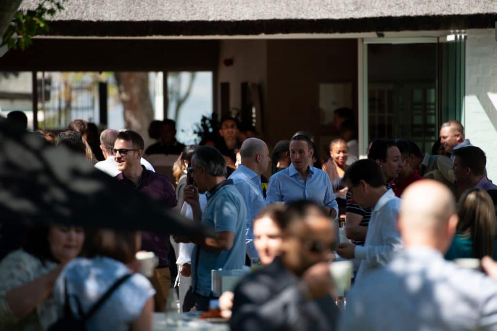 Dinner party at Embassy Hill in Cape town