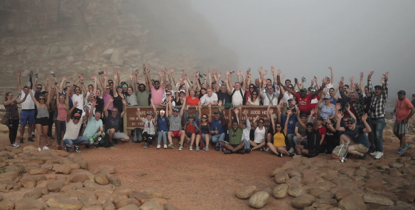 The top 140 employees of an international IT company in Cape town