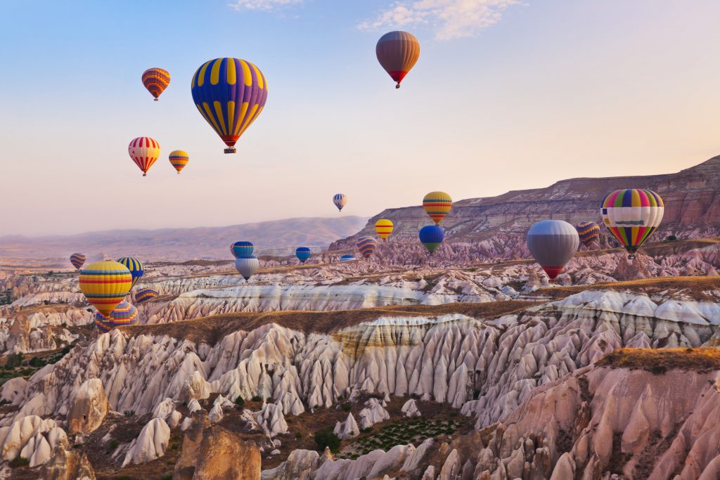 The fairy tale chimneys of Cappadocia offer the most spectacular views by air