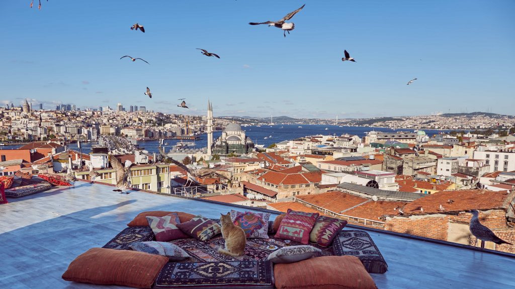 Enjoy some of the best views of the Bosphorus