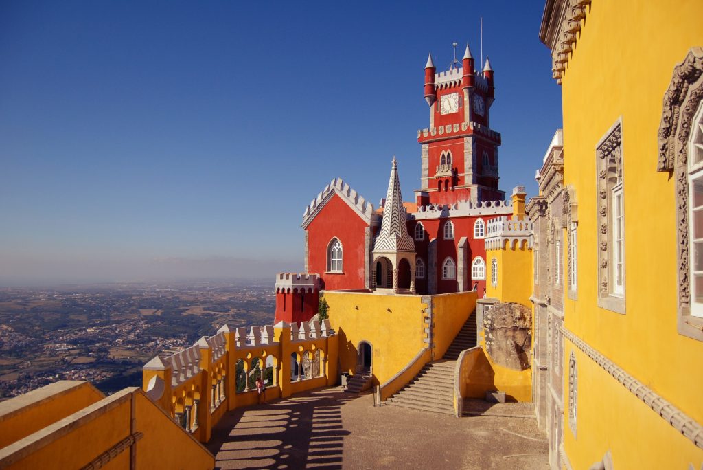 Sintra in the Lisbon District of Portugal is an enchanting destination with a cheery fairytale atmosphere