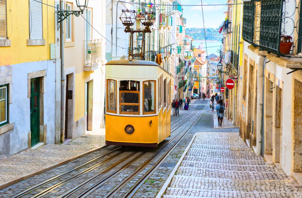 The Lisbon trams are one of the best ways to move around Lisbon